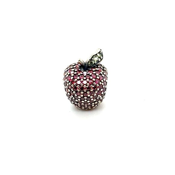 Pandora Pave Cz Apple Charm - Picture 1 of 5